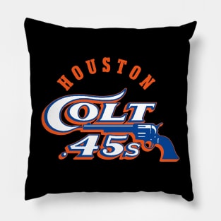 Houston Colt .45s Defunct Sports Logo Fan Art Tribute Pillow