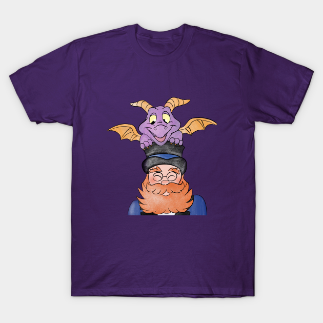 Dragon on the Brain - Dreamfinder And Figment - T-Shirt