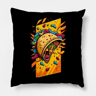 Tacos Addict Pillow