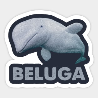 Polite Beluga Sticker for Sale by desigbyZEE