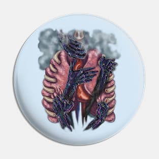 Bated Breath Pin