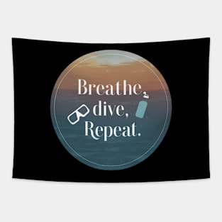 breathe dive repeat Tapestry