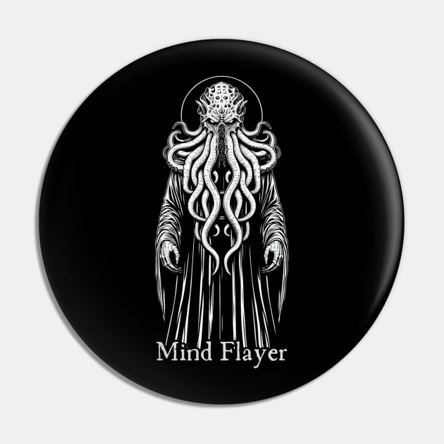 Mind Flayer Pin by OddlyNoir