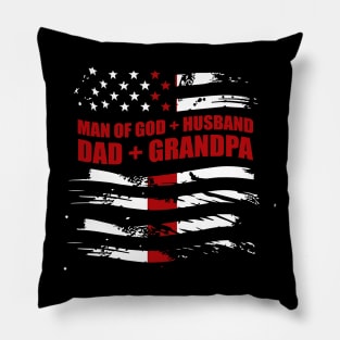 man of god husband dad grandpa Pillow