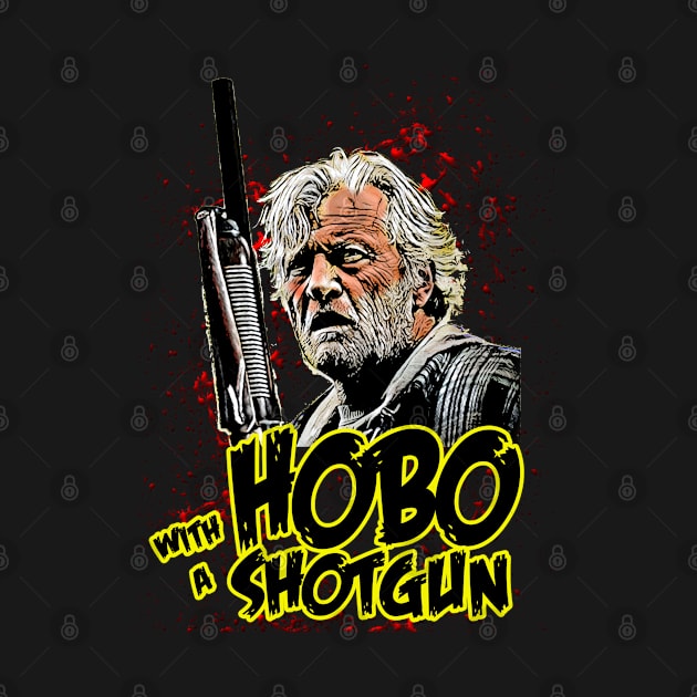 Vigilante Vagabond: Hobo with a Shotgun T-Shirt - Street Justice Edition by Pixel Draws