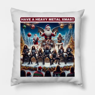 HAVE A HEAVY METAL XMAS!! Pillow