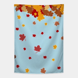 Autumn Leaves Pattern Tapestry