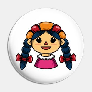 Mexican Doll Maria Pin