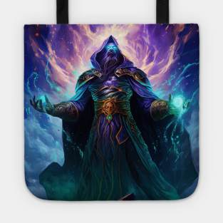 space wizard with shining eyes Tote