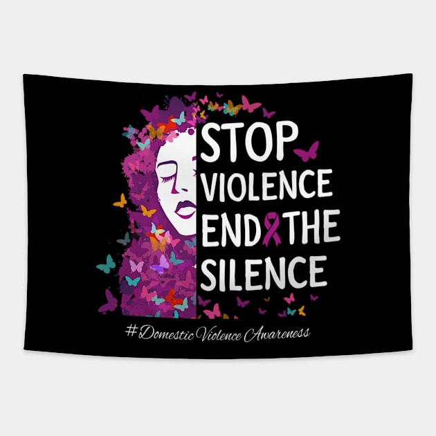 Domestic Violence Awareness Tapestry by sevalyilmazardal