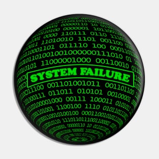 Cyber Security - Hacker - The Matrix System Failure Pin