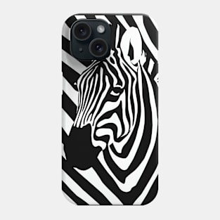 Zebra print art Phone Case