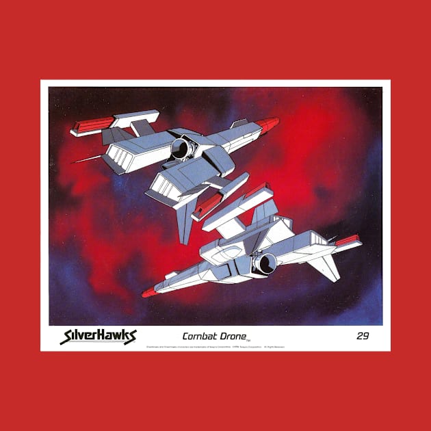 Official Rankin/Bass' Silverhawks Combat drone by Rick Goldschmidt Rankin/Bass Productions