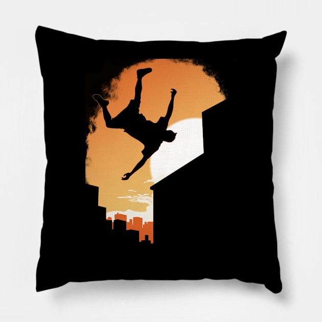 Parkour and Freerunning Pillow by Bazdelius