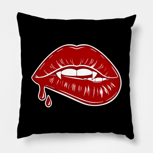 Love blood Pillow by Ivetastic