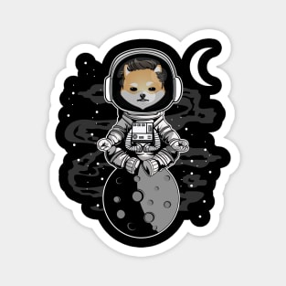 Astronaut Dogelon Mars Coin To The Moon Crypto Token Cryptocurrency Wallet Birthday Gift For Men Women Kids Magnet