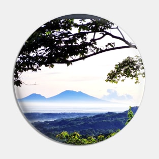 Hilltop mountain view Pin