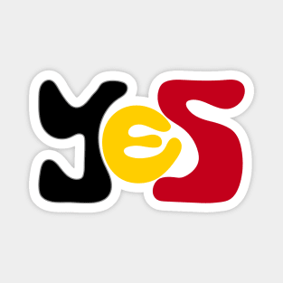 Yes to The Voice to Parliament Referendum Australia Aboriginal and Torres Straight Islander Magnet