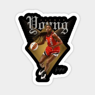 Jackie Young Las Vegas Aces Magnet