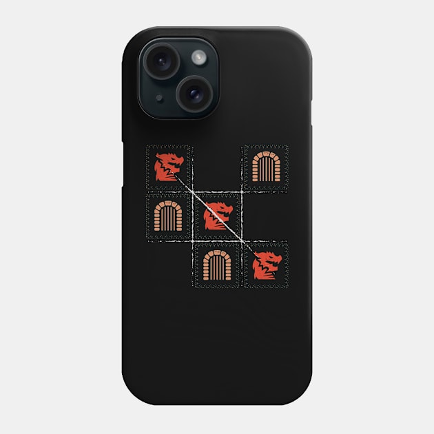 Three in a Row Phone Case by logozaste