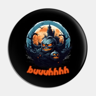 Buuhhhh-Halloween Haunt Pin