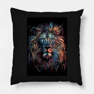 Neo Lion: A Contemporary Twist on a Majestic King Pillow