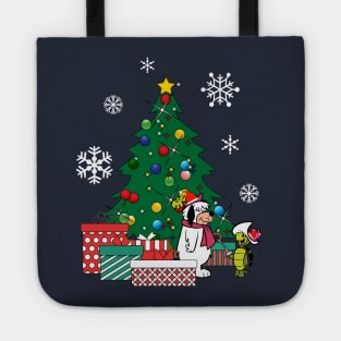 Touche Turtle And Dum Dum Around The Christmas Tree Tote