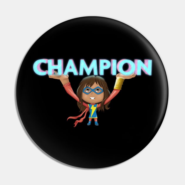 Champion Leader Pin by Creative Wiz