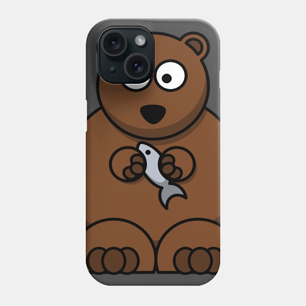 Bear Cartoon Phone Case by Winterplay