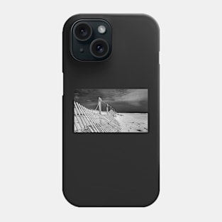 black sky/white sand Phone Case