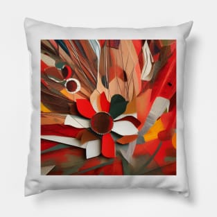 Playful Floral Pillow