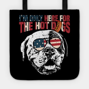 I'm only here for the hot dogs Tote