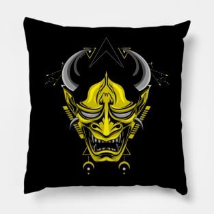 hannya mask awesome gift Pillow