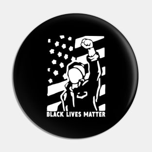 Black Lives Matter Political Peaceful Protest Attire Pin