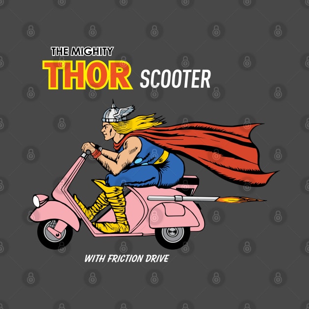 Thor Scooter by Chewbaccadoll