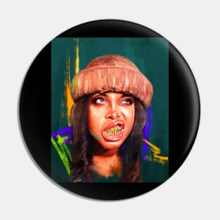 Erykah Badu Godmother of Soul Pin