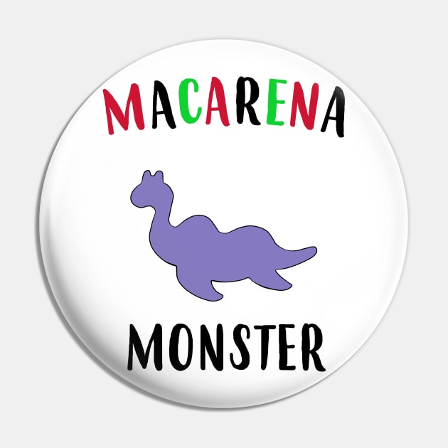 Macarena Monster Pin by PsychoDelicia