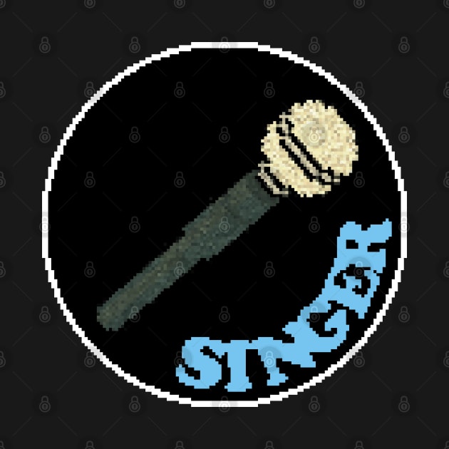 Rock Battle Card Game Singer Icon by gkillerb