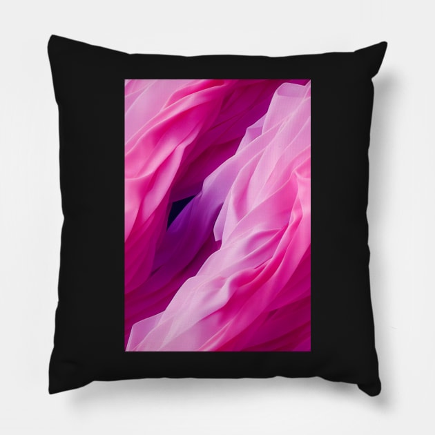 In October We Wear Pink - Pink Awerness Ribbons, best pattern for Pinktober! #11 Pillow by Endless-Designs