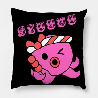 Funny octopus siuuuuu Pillow