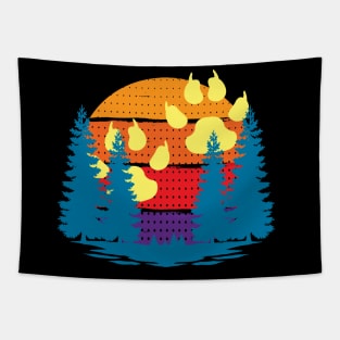 Animal foots Tapestry