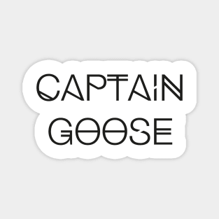 Captain Goose (Black) Magnet