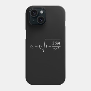 Gravitational Time Dilation Of General Relativity Phone Case