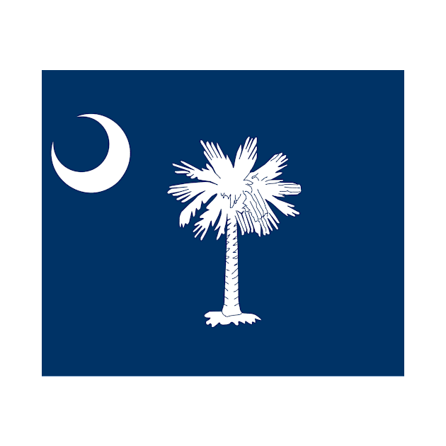 South Carolina flag by flag for all