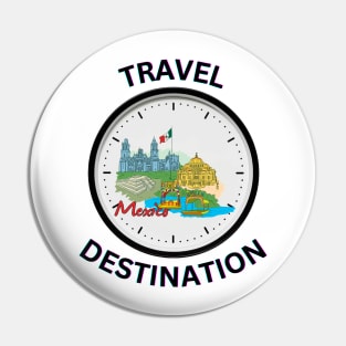 Travel to Mexico Pin