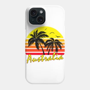 Australia Retro Sunset Phone Case