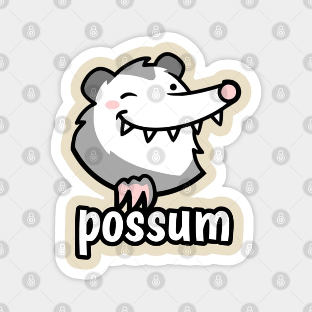 Possum Magnet by radeckari25