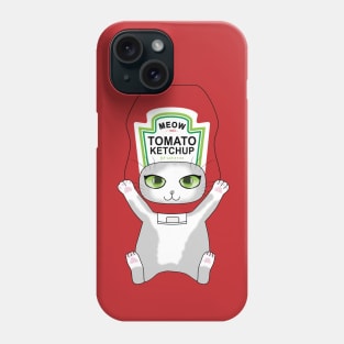 Ketchup Tomato Sauce Cat Phone Case