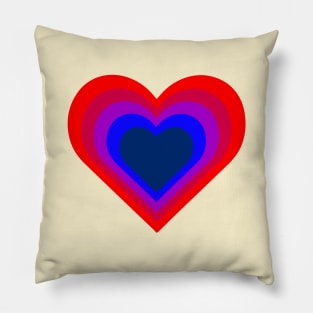 Colorful Heart Love Pillow
