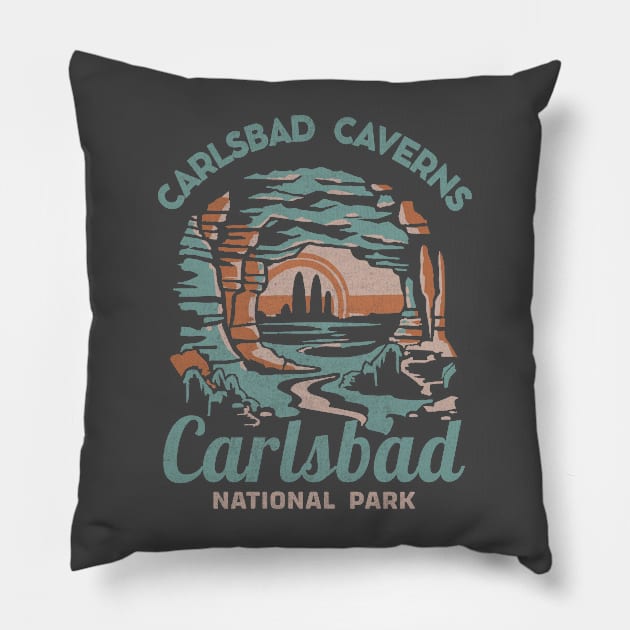 Cavernous Elegance at Carlsbad Pillow by Tees For UR DAY